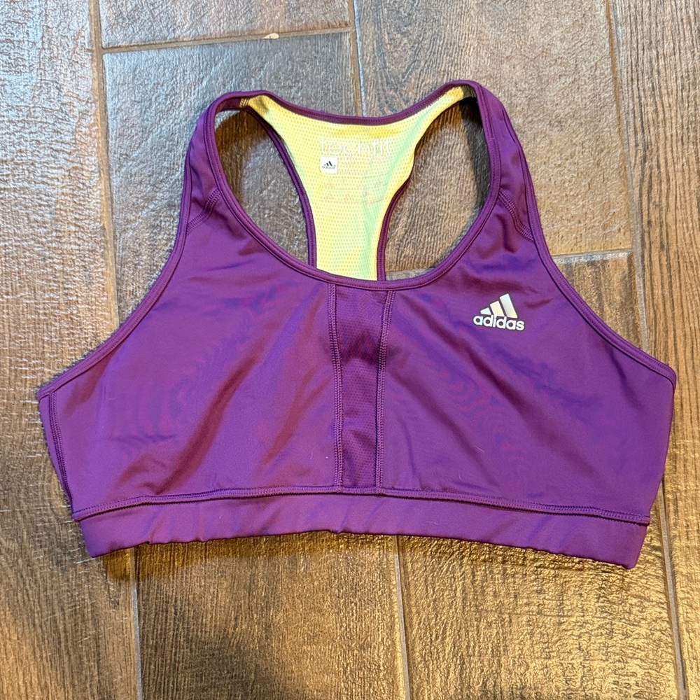 Adidas Women's Vibrant Purple Sports Bra